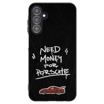 Picasee silikonowe czarne etui na Samsung Galaxy A15 A156B 5G - Dark Racer