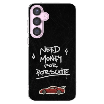 Picasee silikonowe przeźroczyste etui na Samsung Galaxy A55 5G A556B - Dark Racer