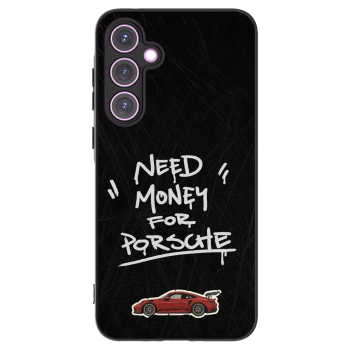 Picasee silikonowe czarne etui na Samsung Galaxy A35 5G A356B - Dark Racer