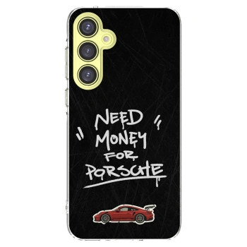 Picasee silikonowe przeźroczyste etui na Samsung Galaxy A35 5G A356B - Dark Racer