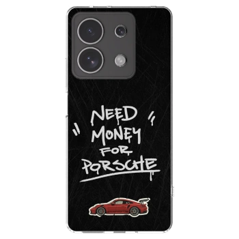 Picasee silikonowe przeźroczyste etui na Xiaomi Redmi Note 13 4G - Dark Racer