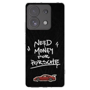 Picasee silikonowe przeźroczyste etui na Xiaomi Redmi Note 13 Pro 4G - Dark Racer