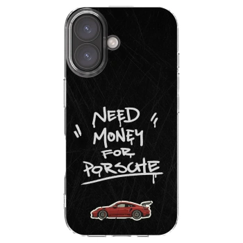 Picasee silikonowe przeźroczyste etui na Apple iPhone 16 - Dark Racer