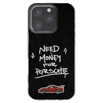 Picasee silikonowe przeźroczyste etui na Apple iPhone 16 Pro - Dark Racer
