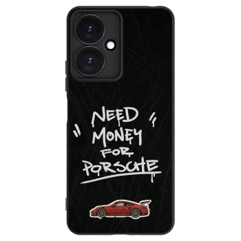Picasee silikonowe czarne etui na Xiaomi Redmi 13C 5G - Dark Racer