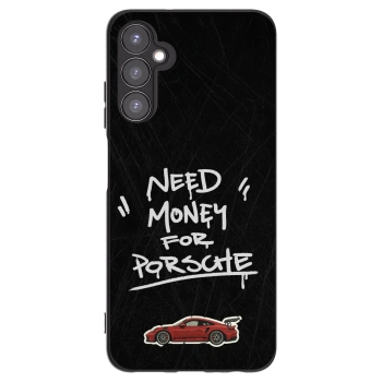 Picasee silikonowe czarne etui na Samsung Galaxy A05s A057G - Dark Racer