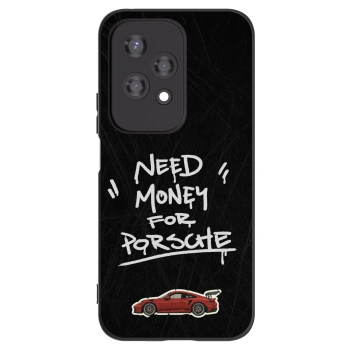 Picasee silikonowe czarne etui na Honor 200 Lite - Dark Racer