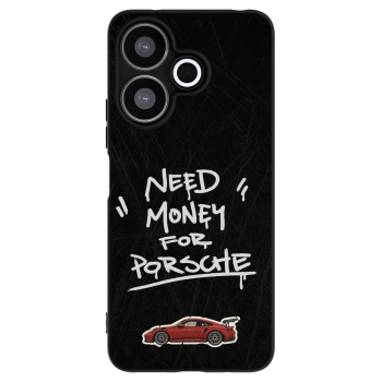 Picasee silikonowe czarne etui na Xiaomi Redmi 13 4G - Dark Racer