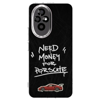 Picasee silikonowe przeźroczyste etui na Honor 200 Pro 5G - Dark Racer