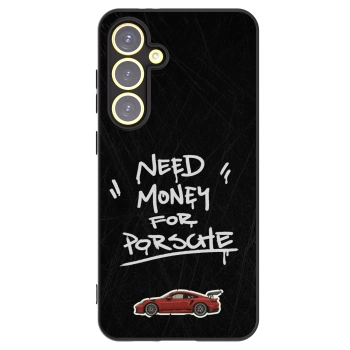 Picasee silikonowe czarne etui na Samsung Galaxy S24 FE S721B - Dark Racer