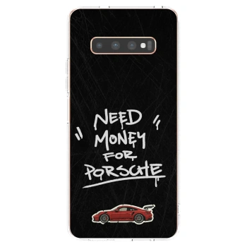 Picasee silikonowe przeźroczyste etui na Samsung Galaxy S10 Plus G975 - Dark Racer