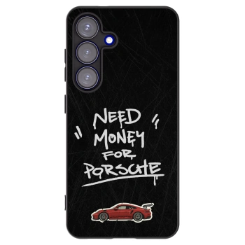 Picasee silikonowe czarne etui na Samsung Galaxy S25 5G - Dark Racer