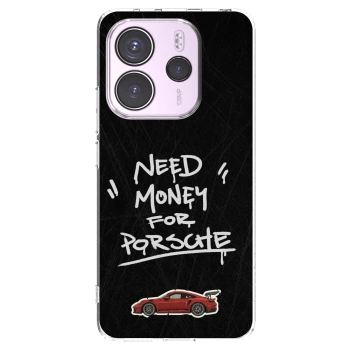 Picasee silikonowe przeźroczyste etui na Xiaomi Redmi Note 14 4G - Dark Racer
