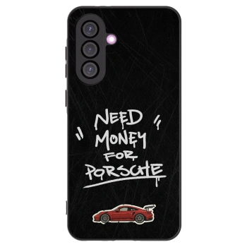 Picasee silikonowe czarne etui na Samsung Galaxy A36 5G - Dark Racer