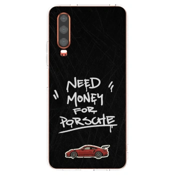 Picasee silikonowe przeźroczyste etui na Huawei P30 - Dark Racer