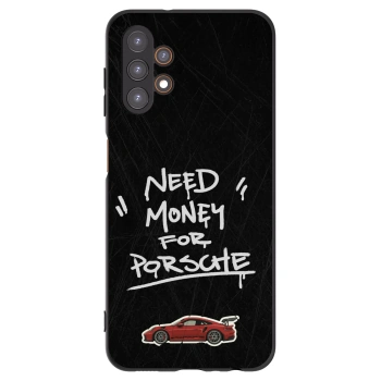 Picasee silikonowe czarne etui na Samsung Galaxy A13 5G - Dark Racer