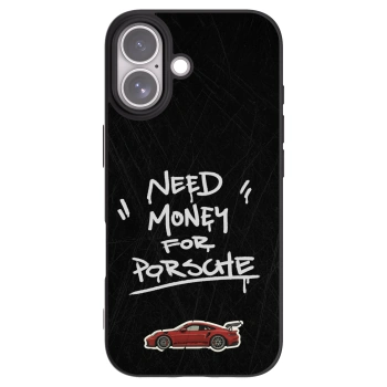 Picasee silikonowe czarne etui na Apple iPhone 17 - Dark Racer