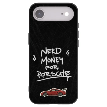 Picasee silikonowe czarne etui na Apple iPhone Air - Dark Racer