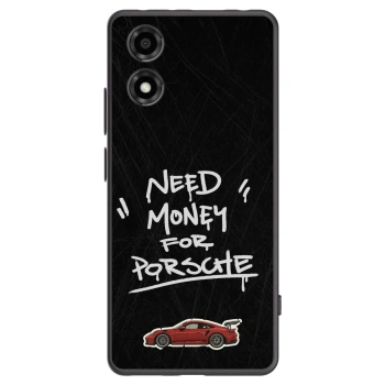 Picasee silikonowe czarne etui na Motorola Moto E14 - Dark Racer