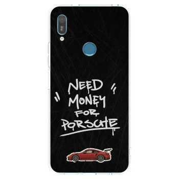 Picasee silikonowe przeźroczyste etui na Huawei Y6 2019 - Dark Racer