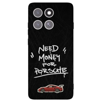 Picasee silikonowe czarne etui na Motorola Edge 60 Pro - Dark Racer
