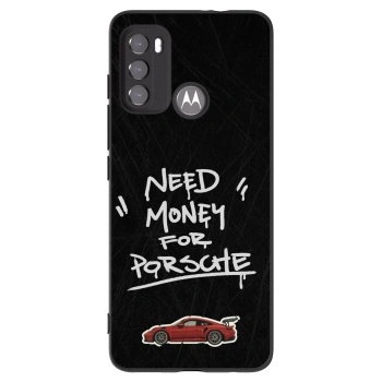 Picasee silikonowe czarne etui na Motorola Edge 60 5G - Dark Racer