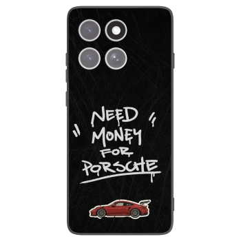Picasee silikonowe czarne etui na Motorola Edge 60 Fusion - Dark Racer