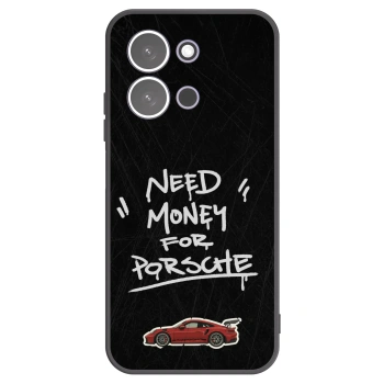 Picasee silikonowe czarne etui na Xiaomi Redmi 15C 5G - Dark Racer