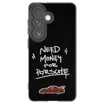 Picasee silikonowe czarne etui na Samsung Galaxy S26 - Dark Racer