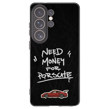 Picasee silikonowe czarne etui na Samsung Galaxy S26 Ultra - Dark Racer