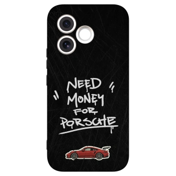Picasee silikonowe czarne etui na Honor 600 Lite - Dark Racer