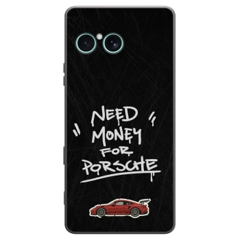 Picasee silikonowe czarne etui na Sony Xperia 10 VII - Dark Racer