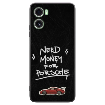 Picasee silikonowe czarne etui na Motorola Moto G06 - Dark Racer