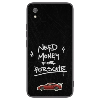 Picasee silikonowe czarne etui na Xiaomi Redmi 7A - Dark Racer