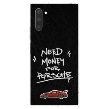 Picasee silikonowe przeźroczyste etui na Samsung Galaxy Note 10 N970F - Dark Racer