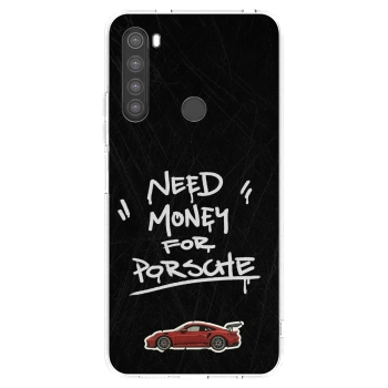 Picasee silikonowe przeźroczyste etui na Xiaomi Redmi Note 8 - Dark Racer