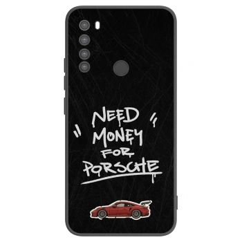 Picasee silikonowe czarne etui na Xiaomi Redmi Note 8 - Dark Racer