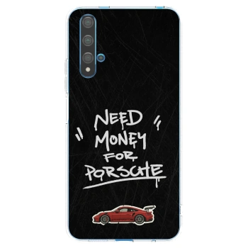 Picasee silikonowe przeźroczyste etui na Huawei Nova 5T - Dark Racer