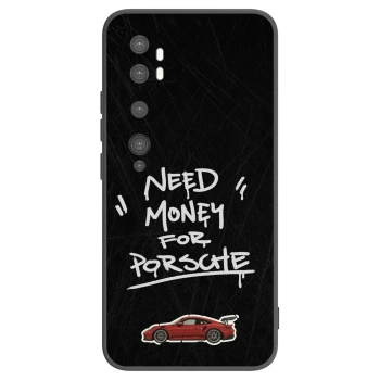 Picasee silikonowe czarne etui na Xiaomi Mi Note 10 (Pro) - Dark Racer