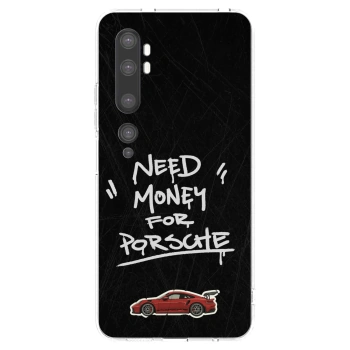 Picasee silikonowe przeźroczyste etui na Xiaomi Mi Note 10 (Pro) - Dark Racer