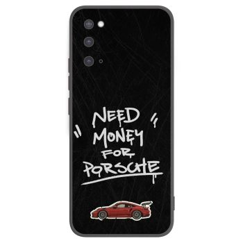 Picasee silikonowe czarne etui na Samsung Galaxy S20 G980F - Dark Racer