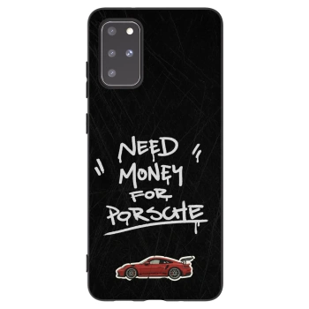 Picasee silikonowe czarne etui na Samsung Galaxy S20+ G985F - Dark Racer