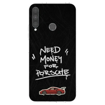 Picasee silikonowe przeźroczyste etui na Huawei P40 Lite E - Dark Racer