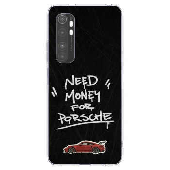 Picasee silikonowe przeźroczyste etui na Xiaomi Mi Note 10 Lite - Dark Racer