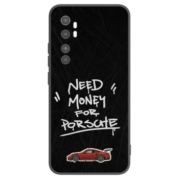 Picasee silikonowe czarne etui na Xiaomi Mi Note 10 Lite - Dark Racer
