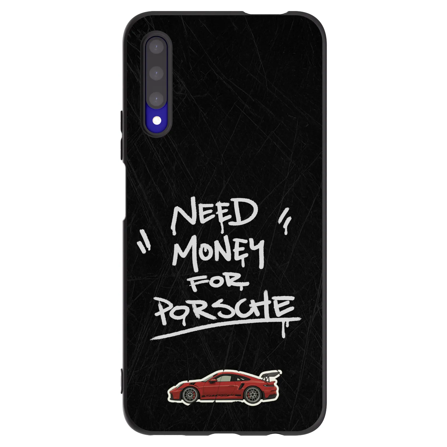 Picasee silikonowe czarne etui na Honor 9X Pro - Dark Racer