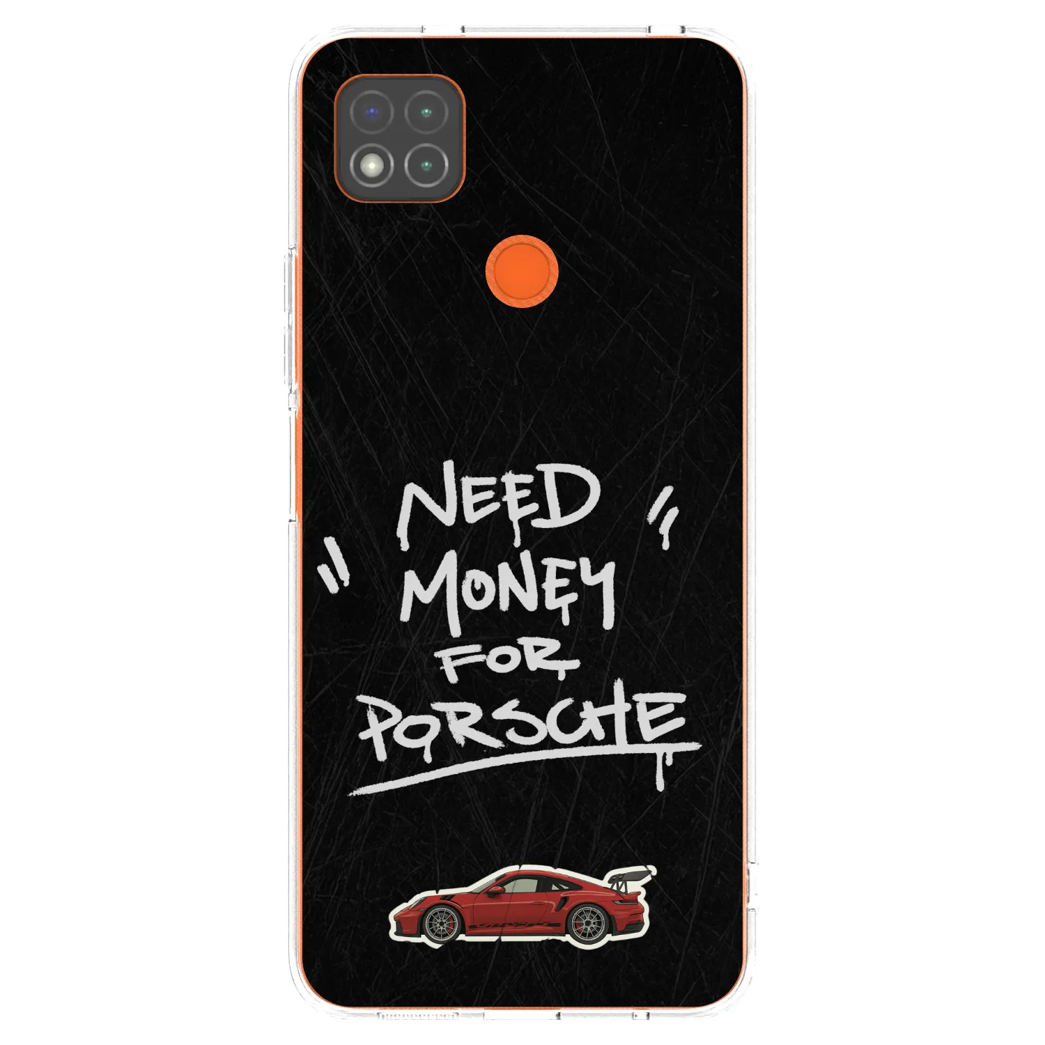 Picasee silikonowe przeźroczyste etui na Xiaomi Redmi 9C - Dark Racer