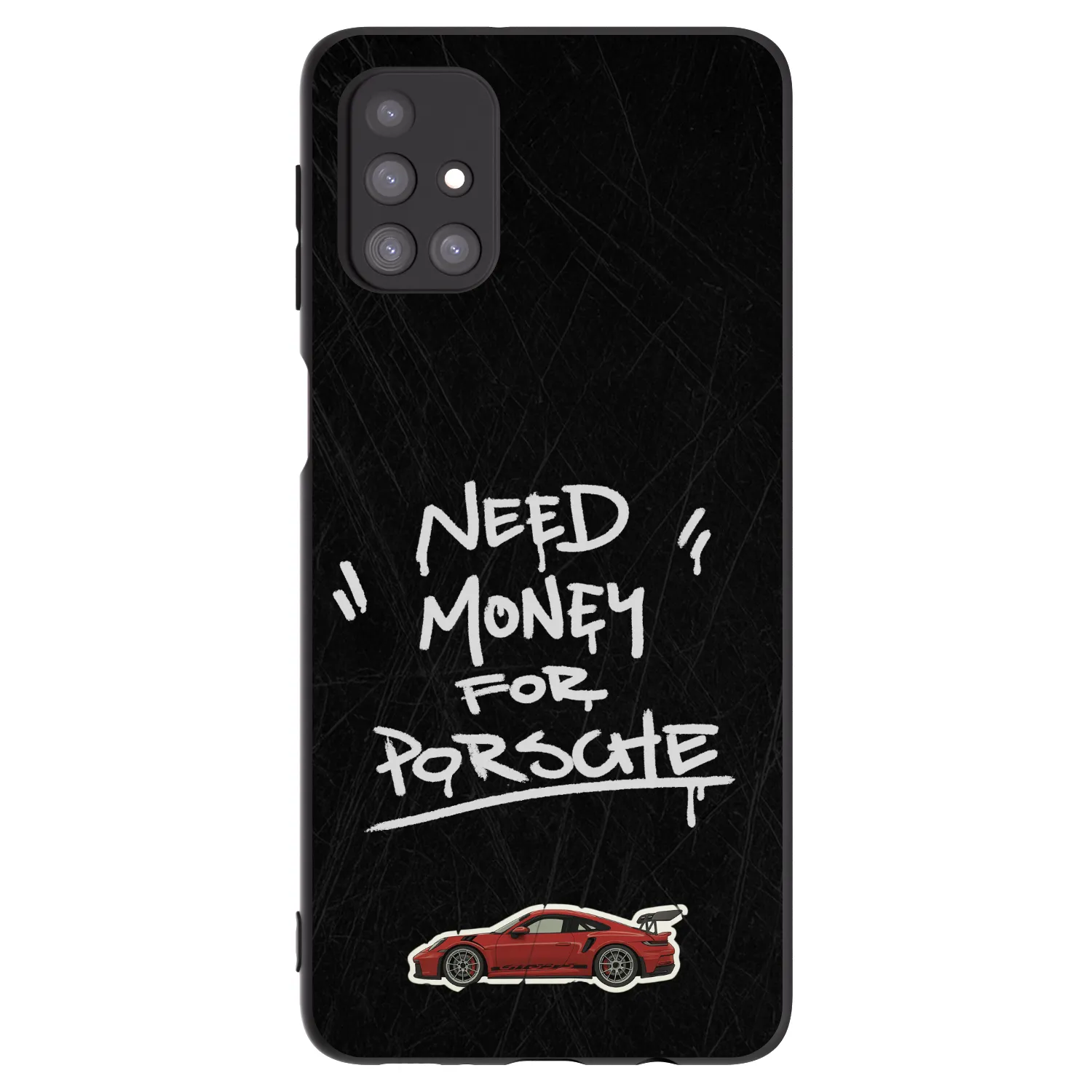 Picasee silikonowe czarne etui na Samsung Galaxy M31s - Dark Racer