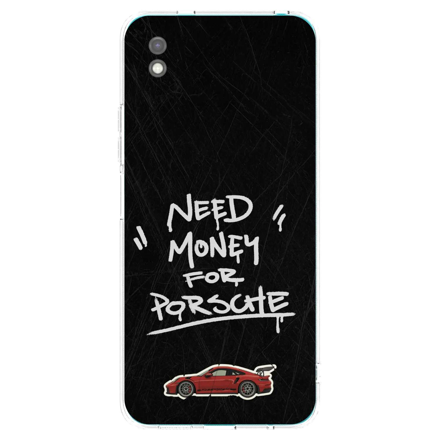 Picasee silikonowe czarne etui na Xiaomi Redmi 9A - Dark Racer