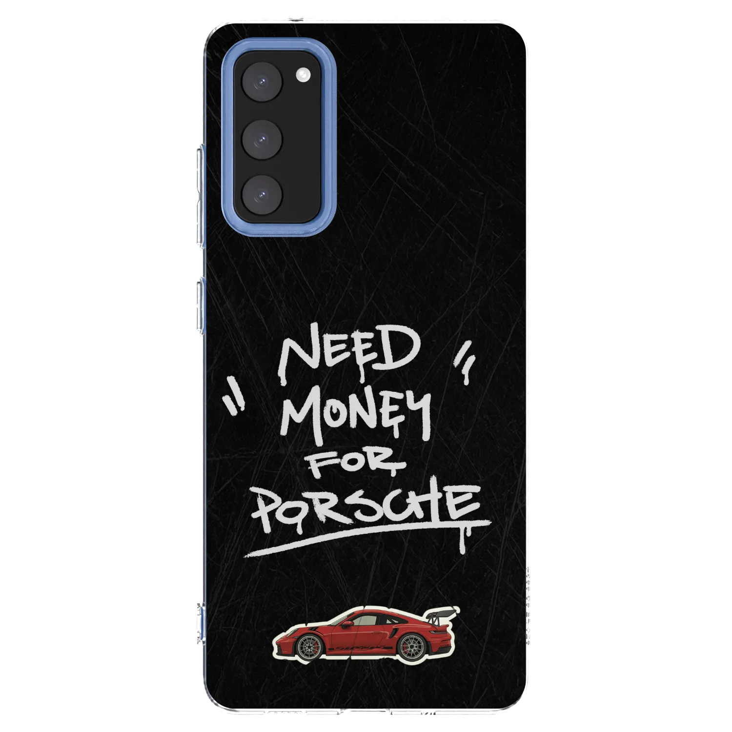 Picasee silikonowe przeźroczyste etui na Samsung Galaxy S20 FE - Dark Racer